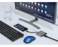 Natec MULTIPORT ADAPTER FOWLER MINI USB-C 3W1 HUB -> USB 3.0, HDMI - 1470210 - zdjęcie 5